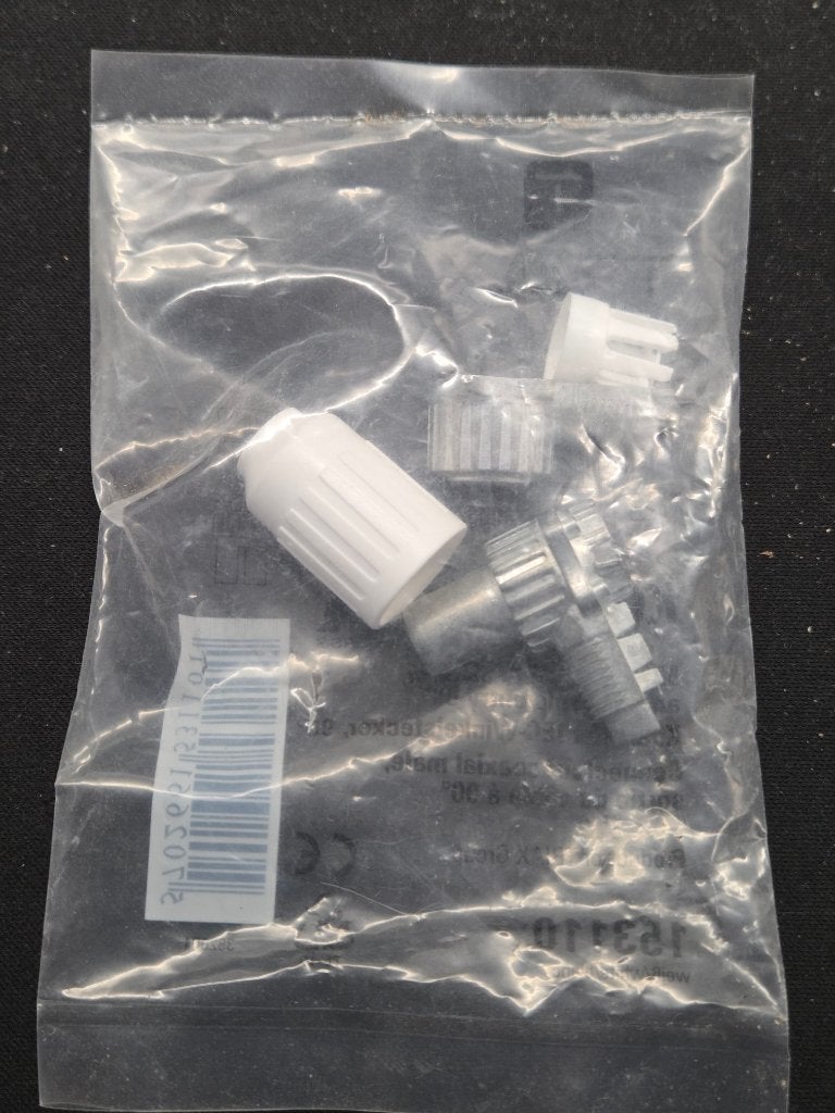 Coax connector male - 90 graden, Ophalen of Verzenden, Nieuw, Minder dan 2 meter, Coaxiale kabel
