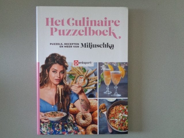 Het Culinaire Puzzelboek - puzzels, recepten van Miljuschka, Ophalen of Verzenden, Zo goed als nieuw, Denksport / Miljuschka Witzenhausen