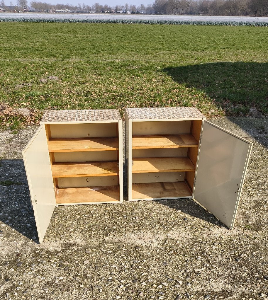 vintage Bruynzeel keukenkastjes, Ophalen, Gebruikt, Bruynzeel, Bruin