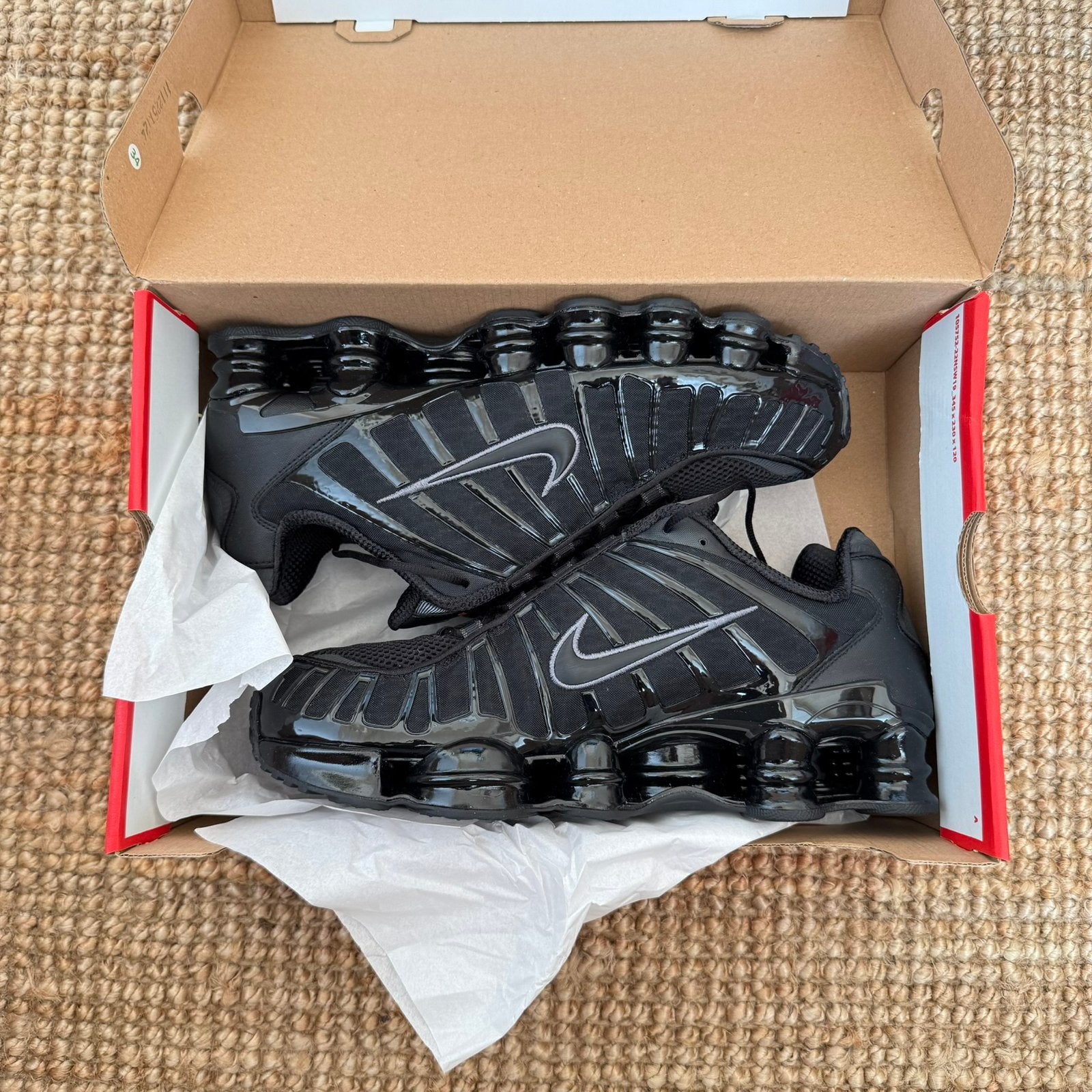Nike Shox 45, Ophalen, Zwart, Nieuw, Sneakers of Gympen