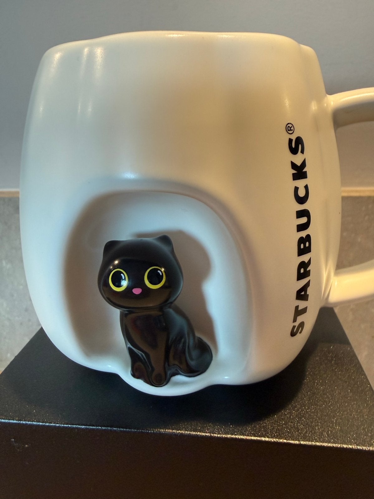 Starbucks Halloween Kat Mok - 413ml | limited editon, Verzenden, Keramiek, Nieuw, Starbucks