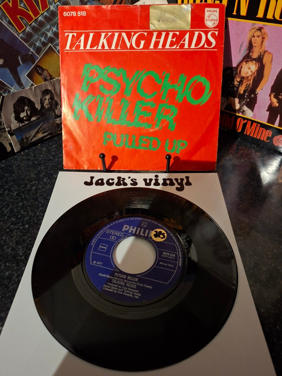 Talking Heads - Psycho Killer 7 inch vinyl single  1978, Gebruikt, New wave, 7 inch, Ophalen of Verzenden