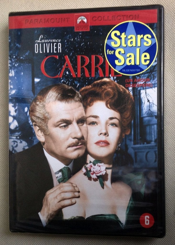 Carrie (1952) William Wyler Laurence Olivier Jennifer Jones, Engels, Verzenden, Nederlands, Nieuw in verpakking