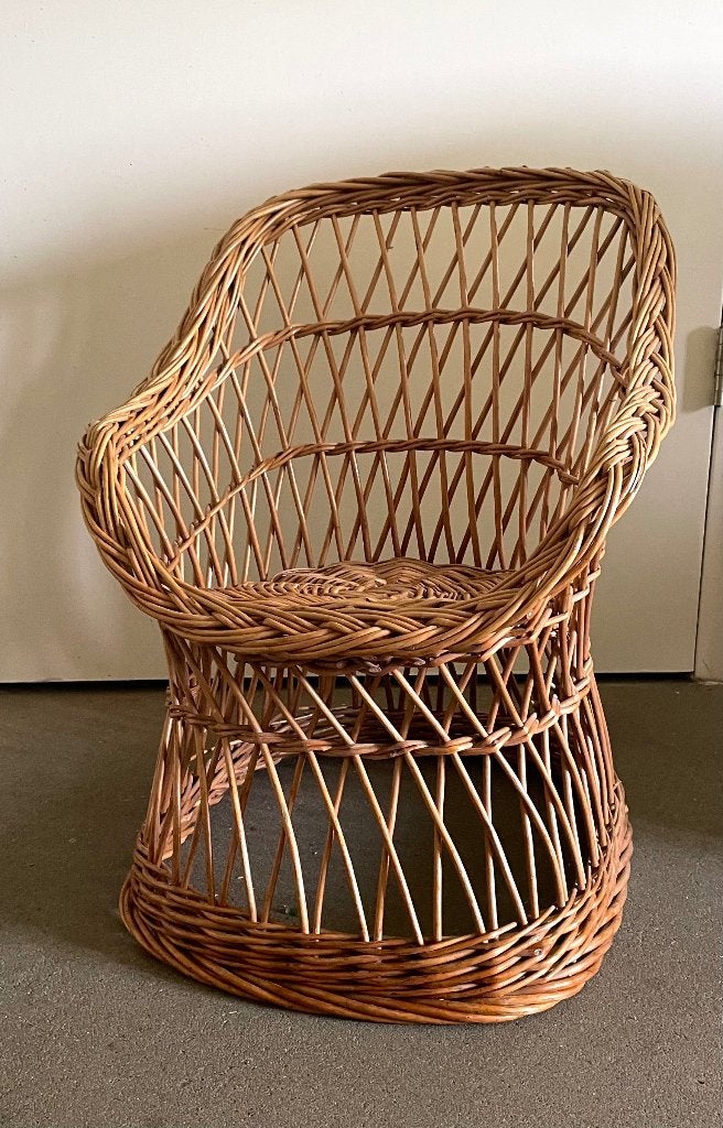 rieten kinderstoel, Ophalen of Verzenden
