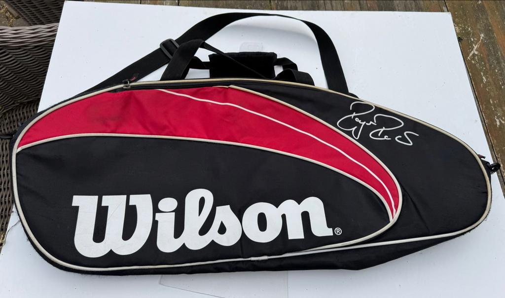Wilson Roger Federer tennis tas – zwart/rood, Ophalen of Verzenden, Gebruikt, Tas, Wilson