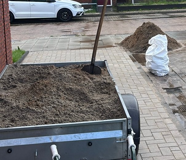geelzand(vulzand). GRATIS, Tuin en Terras, Ophalen, Zo goed als nieuw