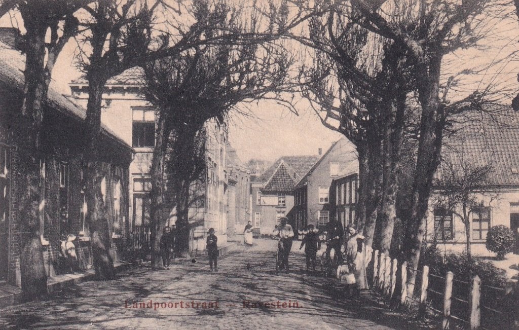 Ravenstein Landpoortstraat, Ophalen of Verzenden, Voor 1920, Gelopen, Noord-Brabant
