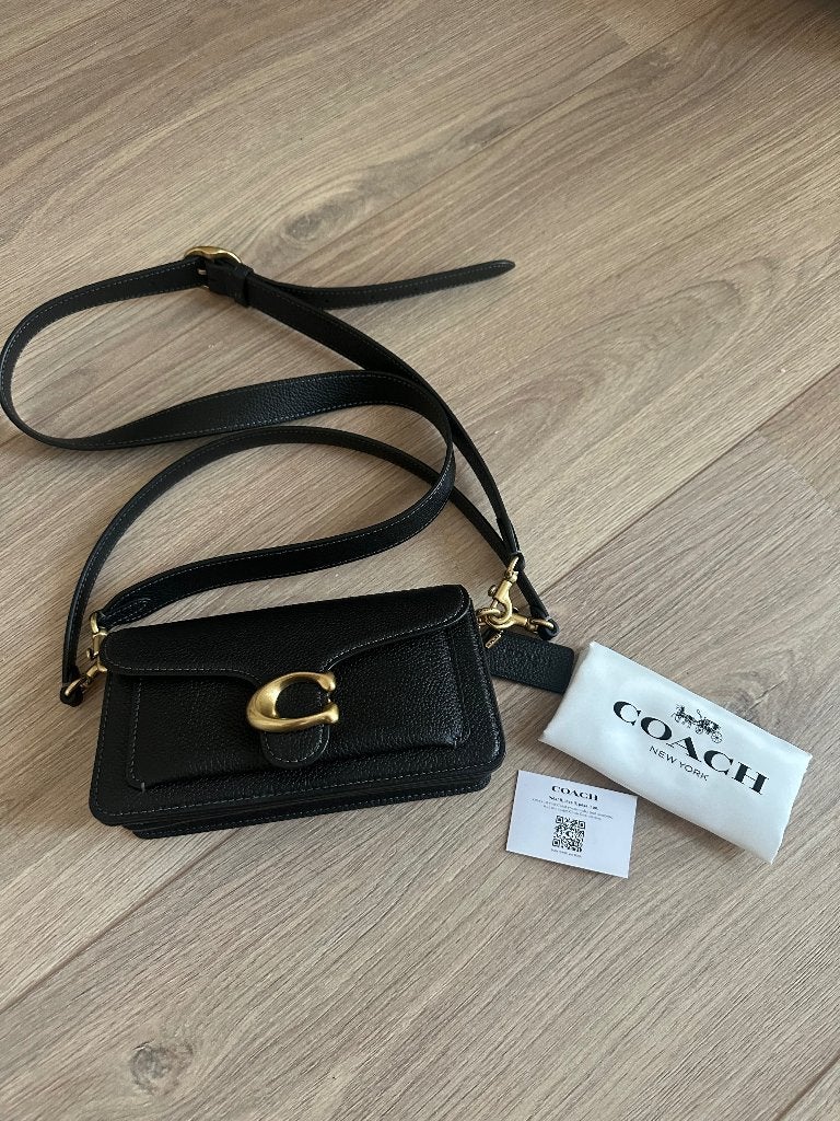 Coach Tabby Schoudertas, Sieraden, Tassen en Uiterlijk, Tassen | Damestassen, Ophalen of Verzenden, Nieuw, Zwart, Schoudertasje