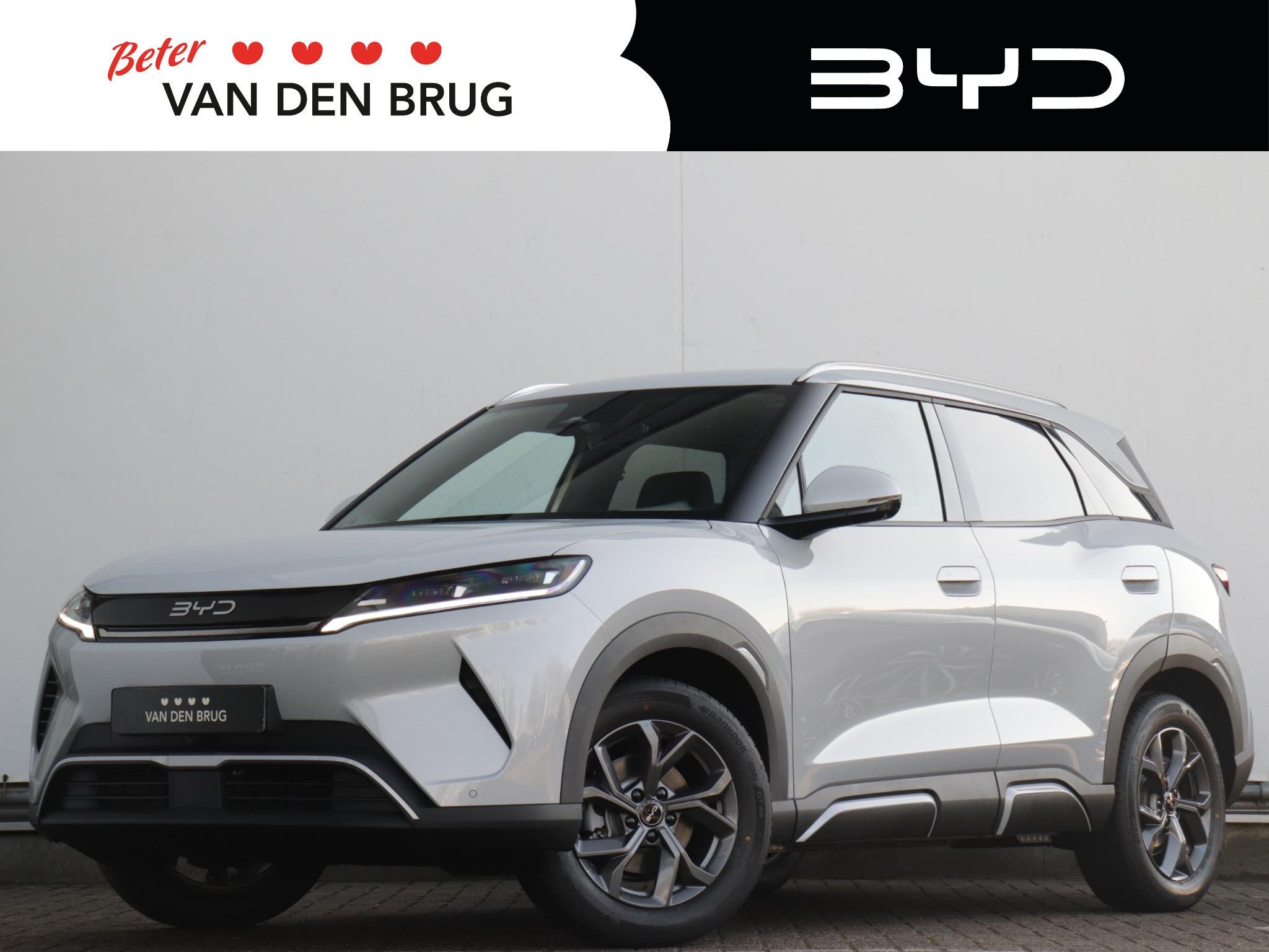 BYD ATTO 2 Business 65 kWh | 430km WLTP | Warmtepomp | Panor, Auto's, Lichtsensor, Zwart, Wit, 204 pk