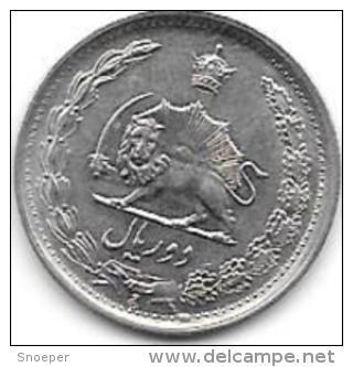 iran 2 rials sh 2535 km 1206 unc, Verzenden, Midden-Oosten, Losse munt