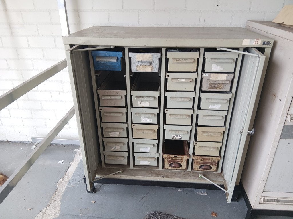 Bakkenkast, Ophalen, Gebruikt, 50 tot 100 cm, Met slot