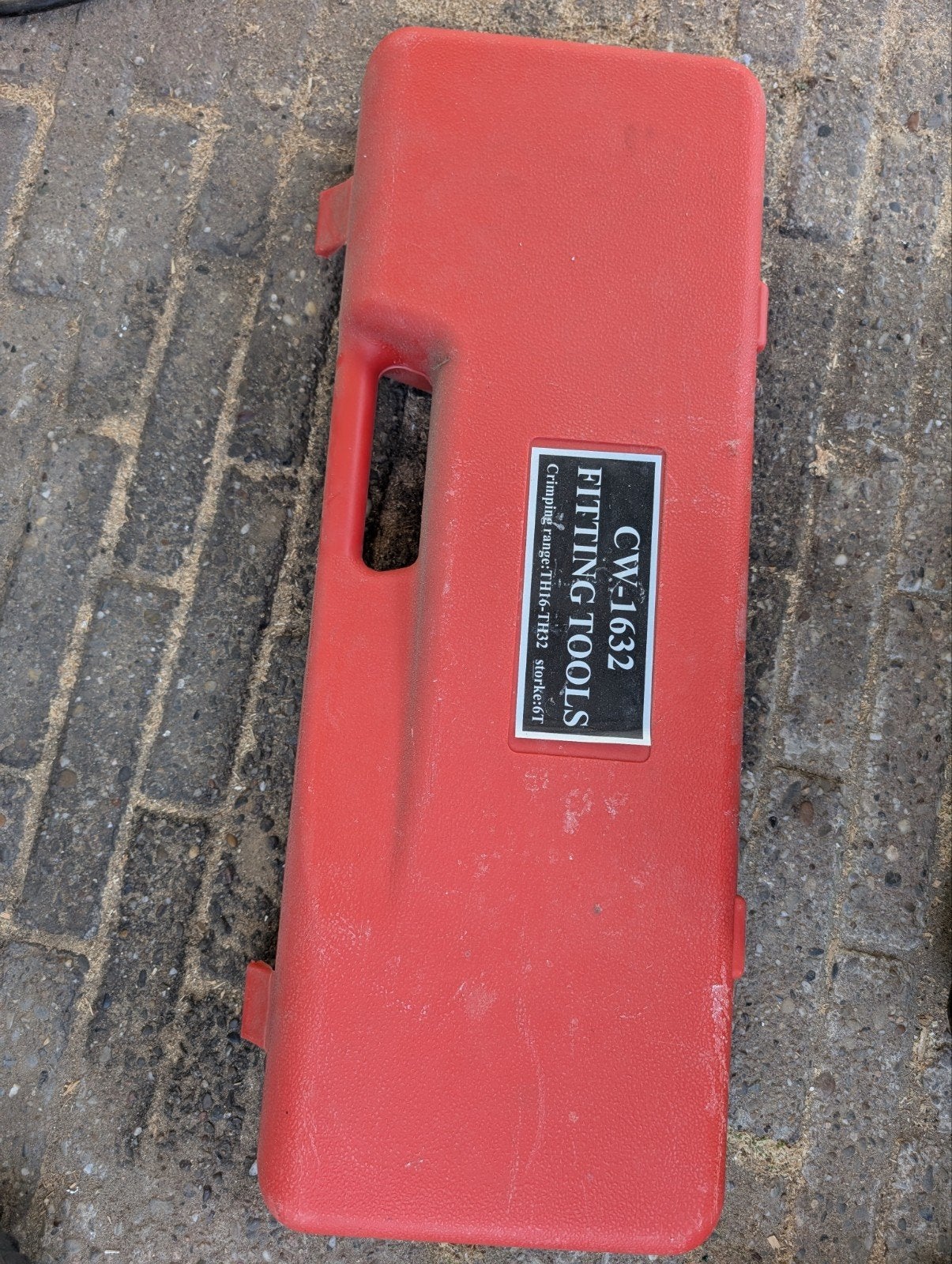 CW-1632 Fitting Tools - Perstang voor leidingen, Ophalen of Verzenden, Gebruikt, Overige typen, Overige merken