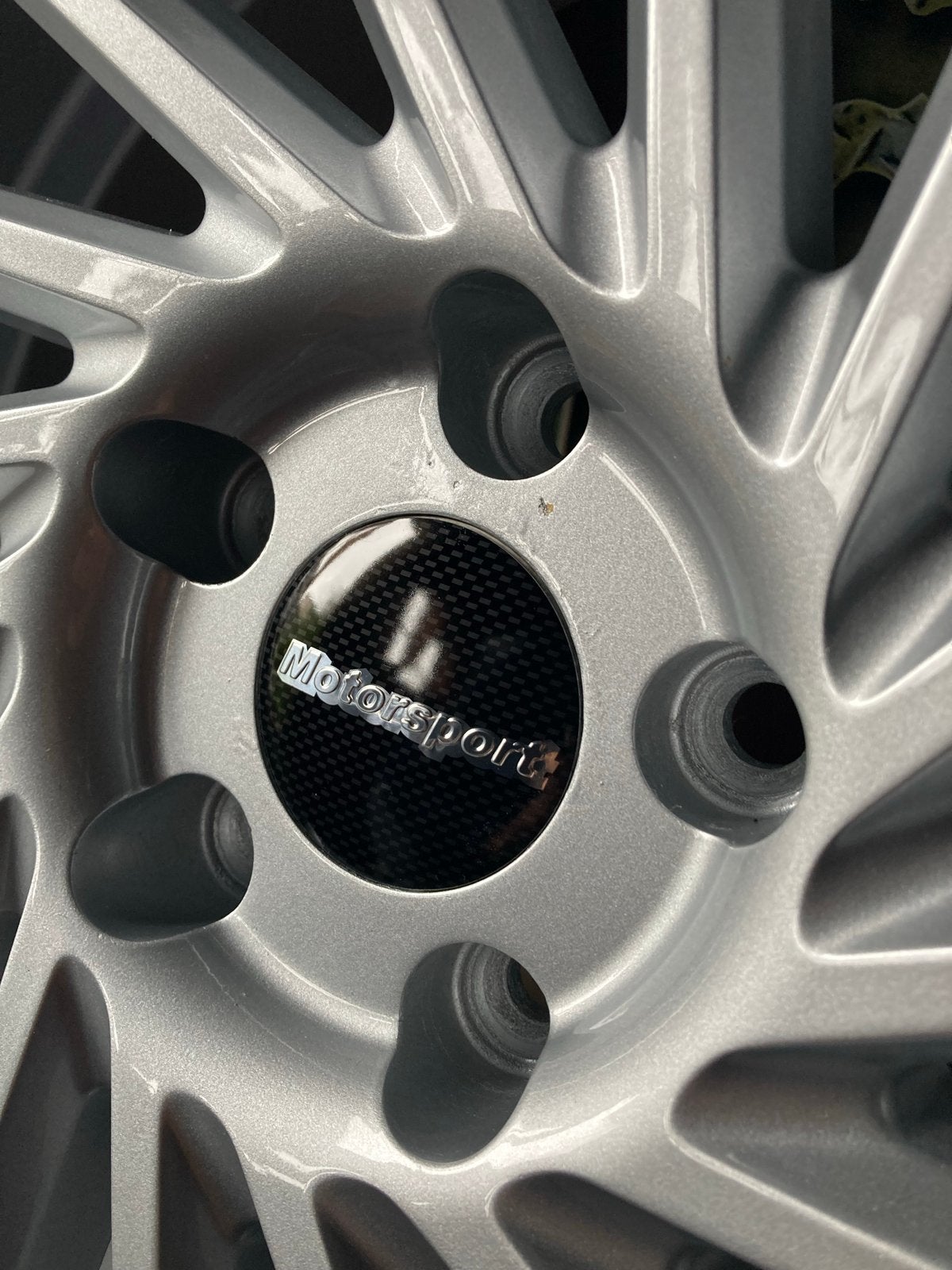 Set van 4 Motorsport naafstickers 65mm NIEUW!!! €10 per set!, Ophalen of Verzenden, Nieuw