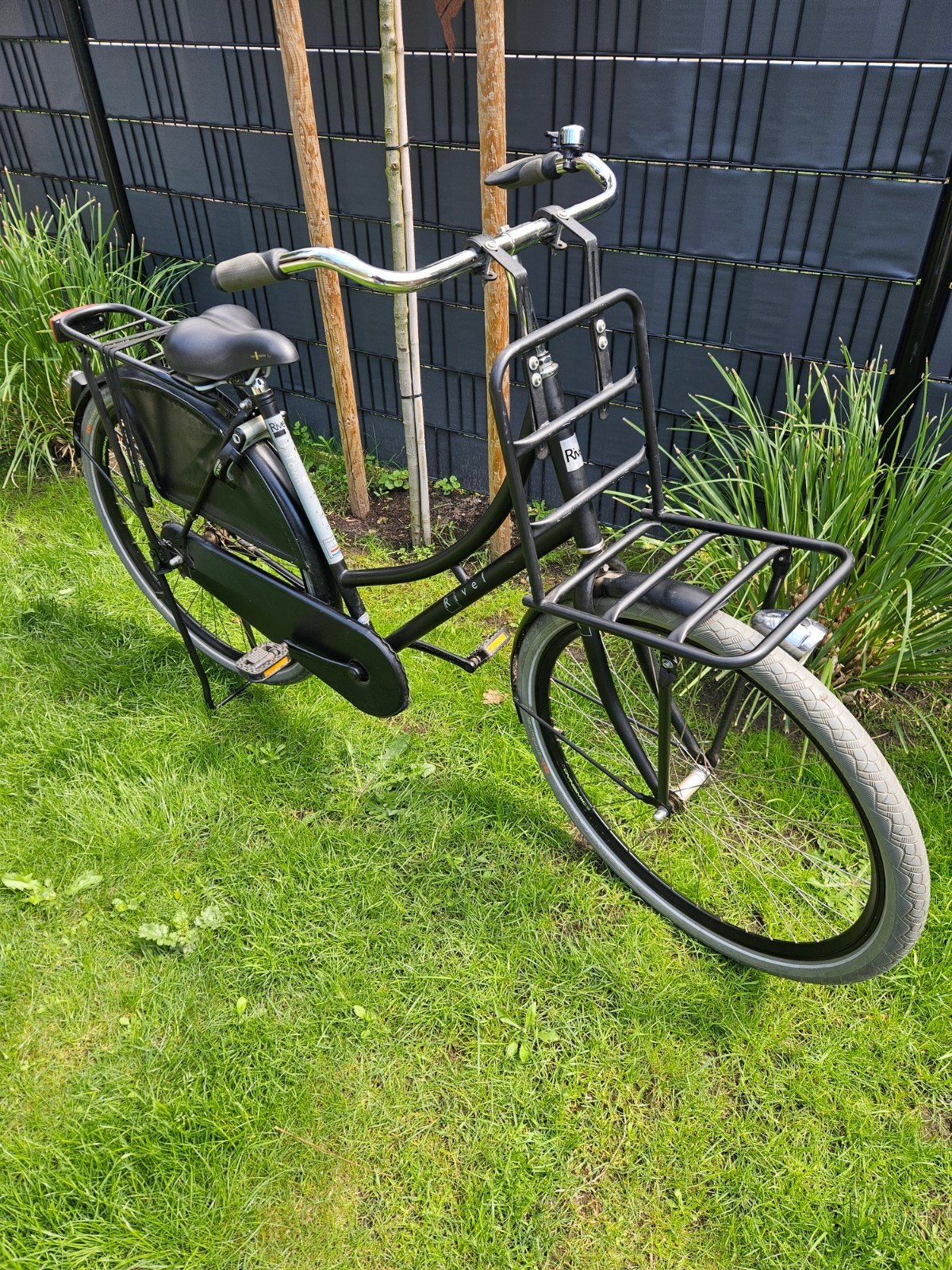 Rivel Omafiets Transportfiets met brede banden, Fietsen en Brommers, Ophalen, Terugtraprem, Rivel, 53 tot 56 cm