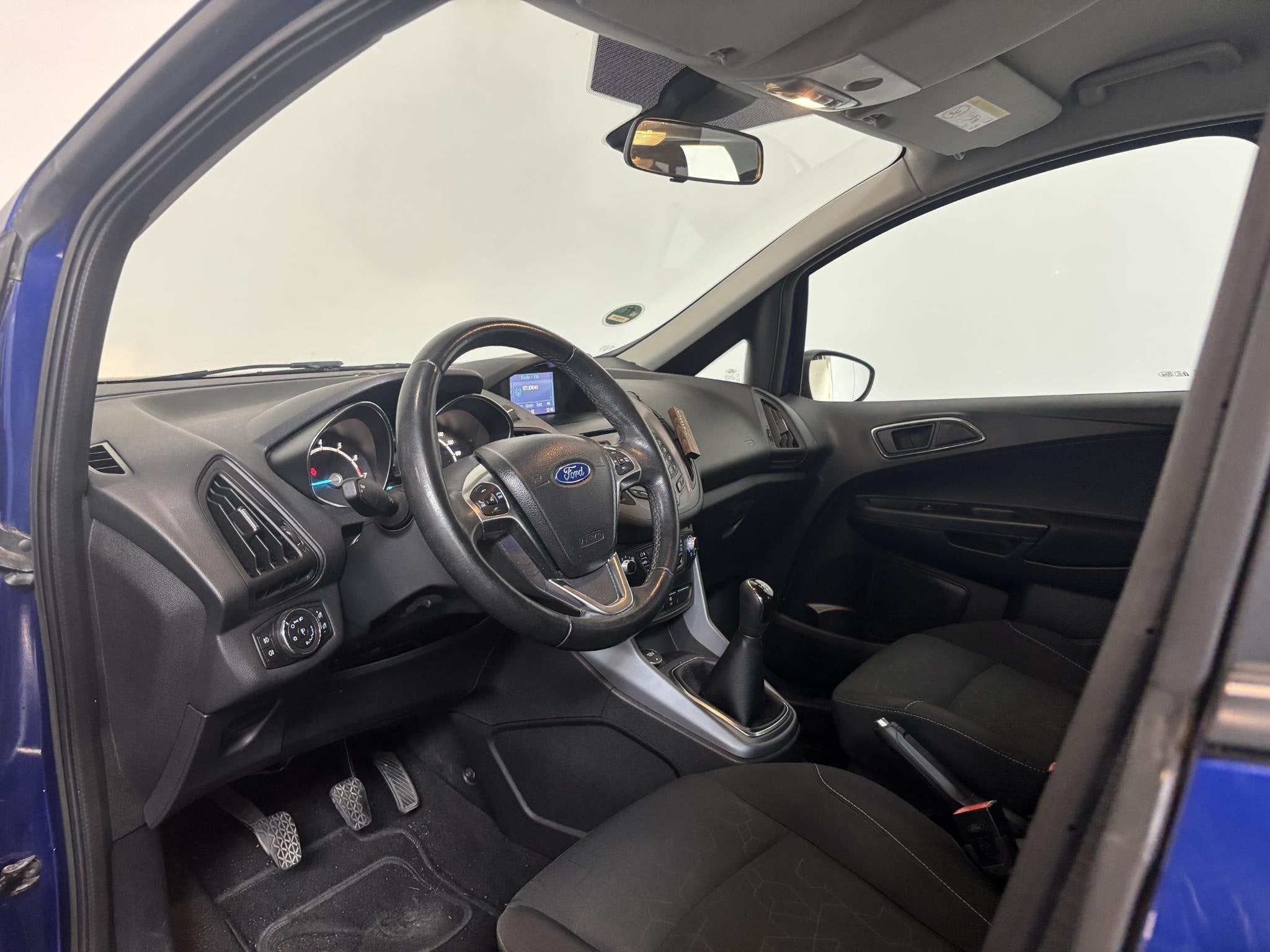 Ford B-Max 1.0 EcoBoost Style Airco, trekhaak afneembaar, NA, Voorwielaandrijving, Euro 5, Gebruikt, 750 kg