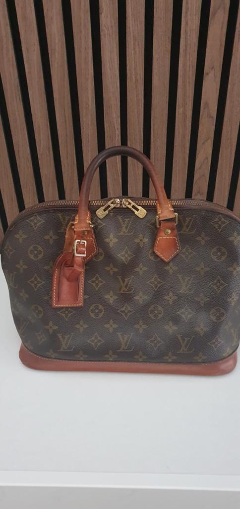 Vintage louis vuitton Alma, Sieraden, Tassen en Uiterlijk, Ophalen of Verzenden, Gebruikt, Bruin, Handtas