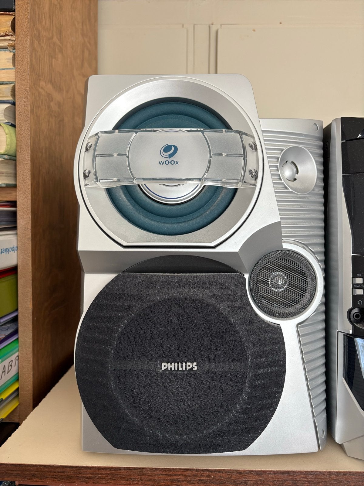 Philips FW-C700 Mini HiFi Systeem met WOOX Technologie, Ophalen, Philips, Gebruikt, Cassettedeck