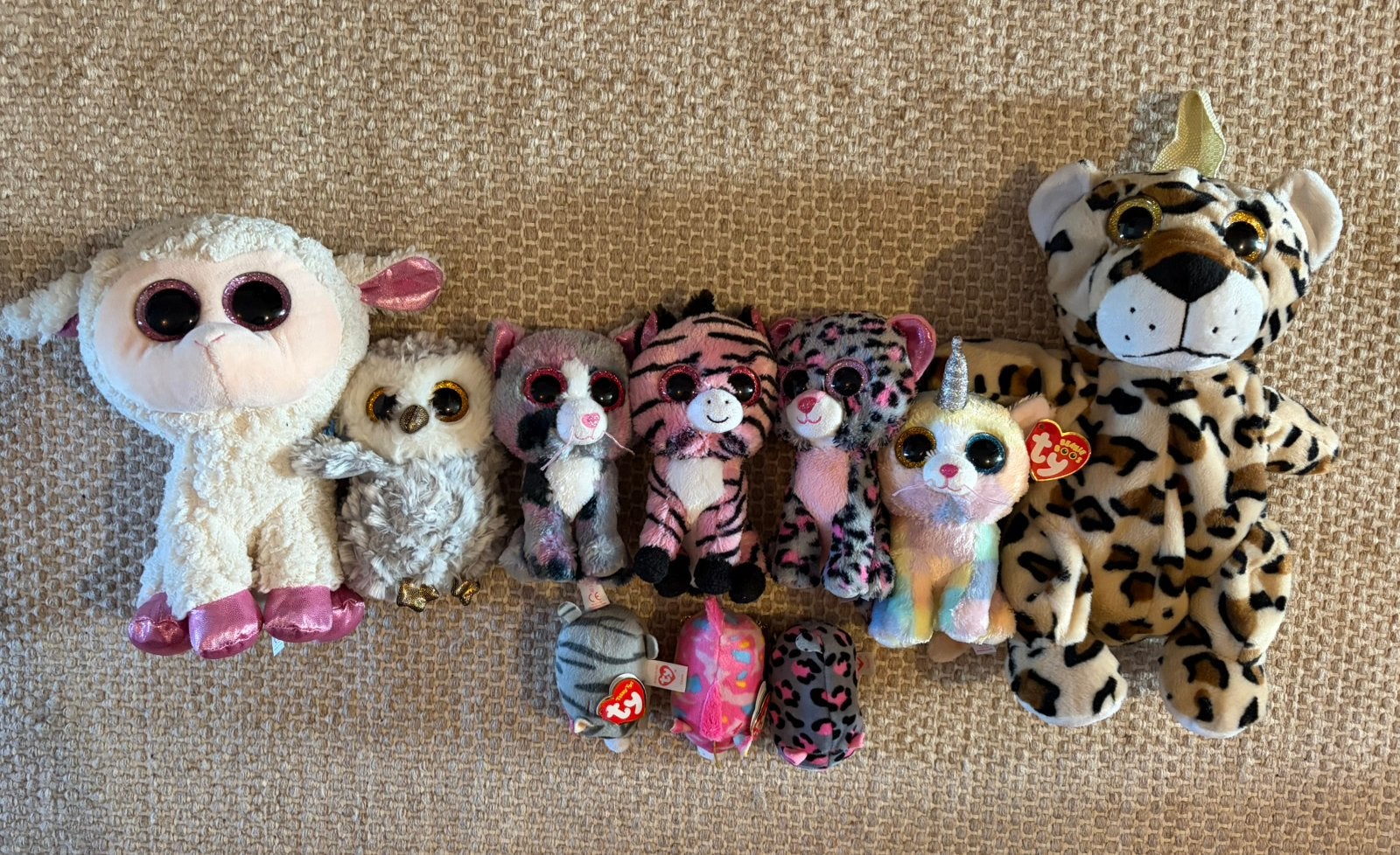 Ty knuffels, glitterogen, verzameling, Ophalen, Zo goed als nieuw, Overige typen
