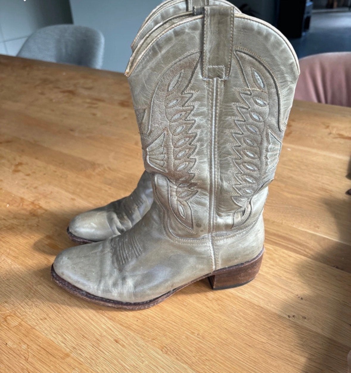 Sendra boots laarzen maat 38 lichte kleur, Ophalen of Verzenden, Zo goed als nieuw, Beige, Lage of Enkellaarzen