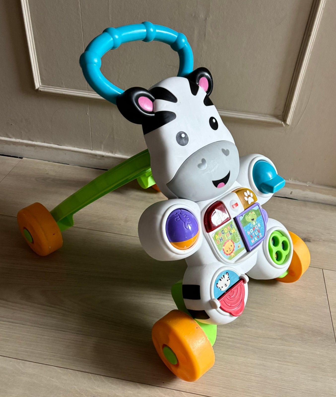 Fisherprice duwkarretje (met geluid), Ophalen, Zo goed als nieuw, Overige typen, Met geluid