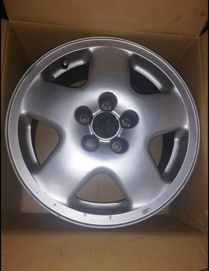 Vw Golf 3 GTI/VR6, origineel 15 inch, 5x100, velgset., Auto diversen, Ophalen, Gebruikt