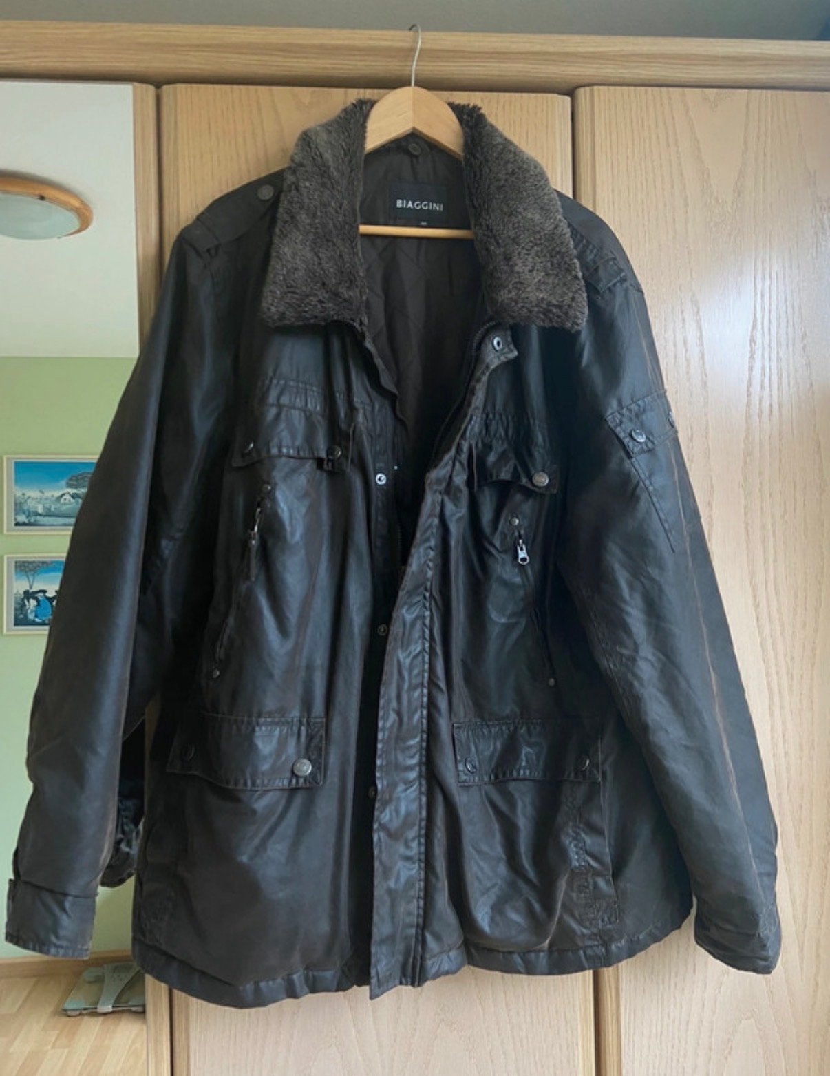 Biaggini winterjas maat 58 - Zo goed als nieuw, Ophalen of Verzenden, Zo goed als nieuw, Maat 56/58 (XL), Bruin