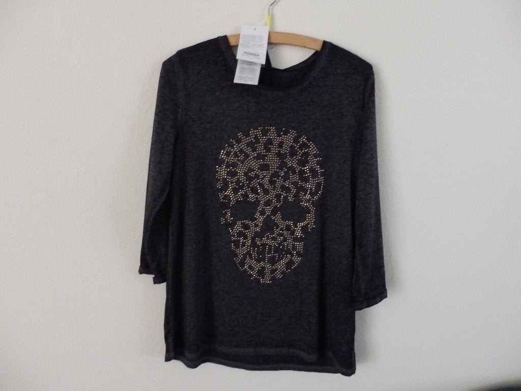 Nieuw T Shirt Colours of the World Skull Doodskop mt M, Maat 38/40 (M), Zwart, Nieuw, Ophalen of Verzenden