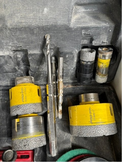 Professionele set + PRO-FIT diamantboren, Doe-het-zelf en Verbouw, Ophalen of Verzenden, Gebruikt, Overige typen, Overige merken