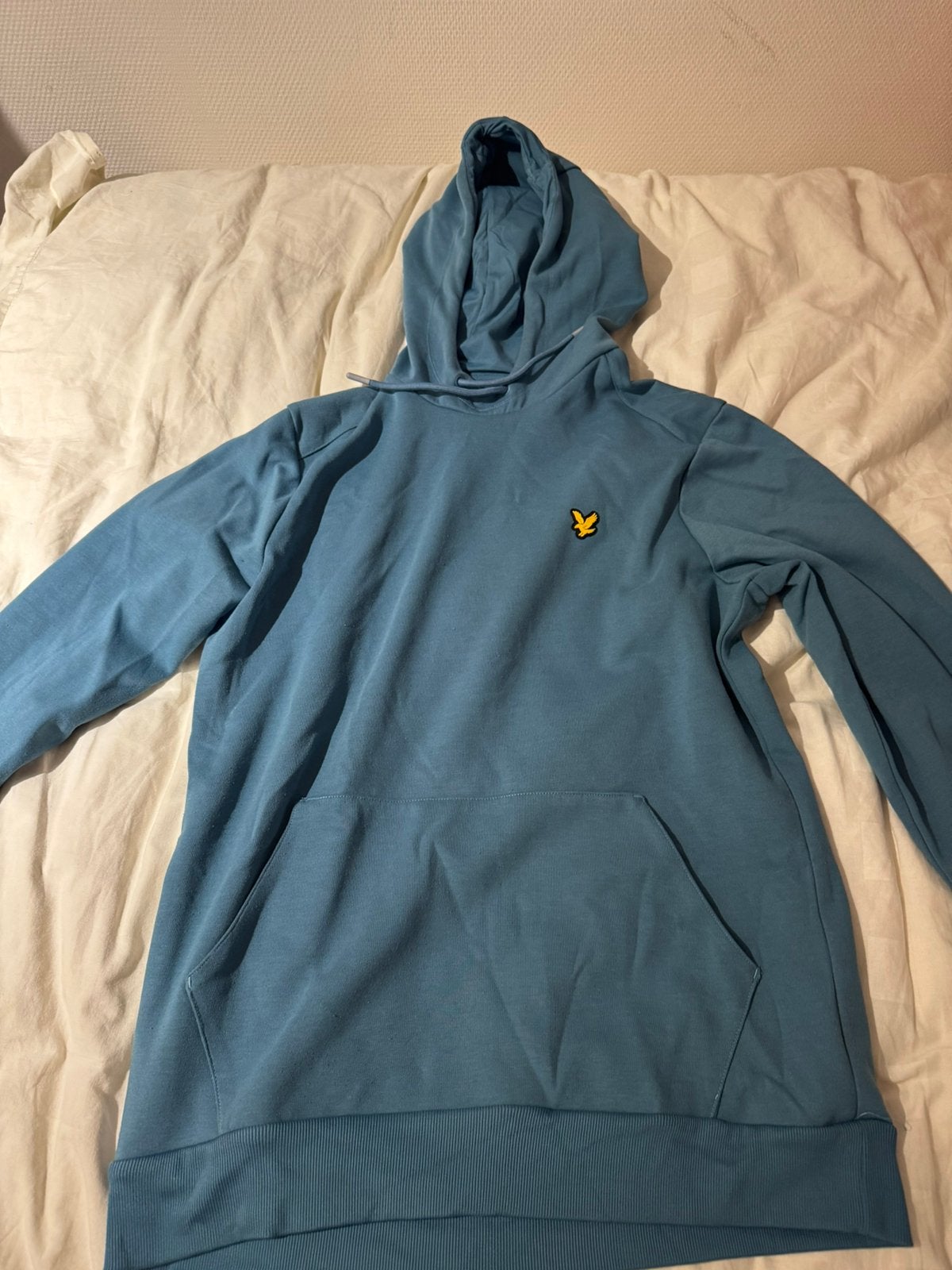 Blauwe trui van Lyle & Scott, Kleding | Heren, Ophalen of Verzenden, Zo goed als nieuw, Maat 46 (S) of kleiner, Blauw