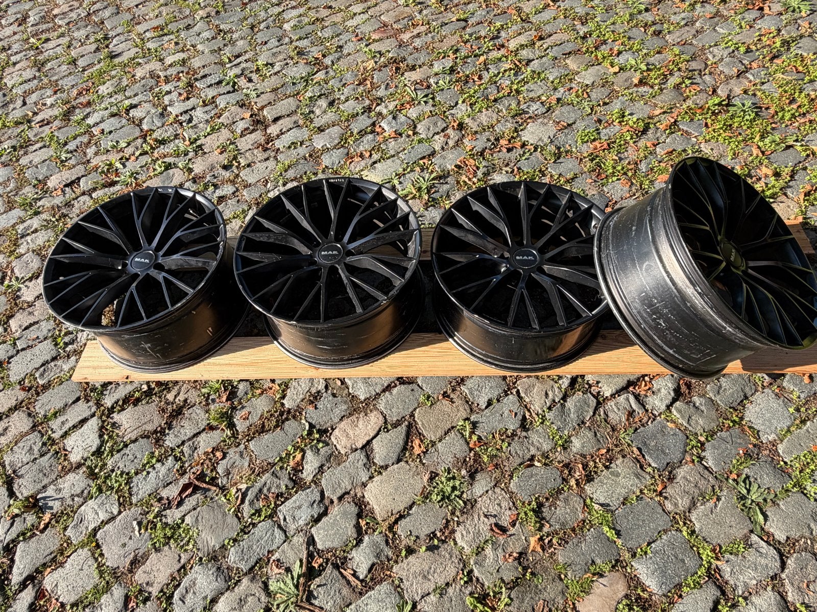 MAK Munchen velgen 20 inch - Mat Zwart, Ophalen, Gebruikt, 20 inch, Velg(en)