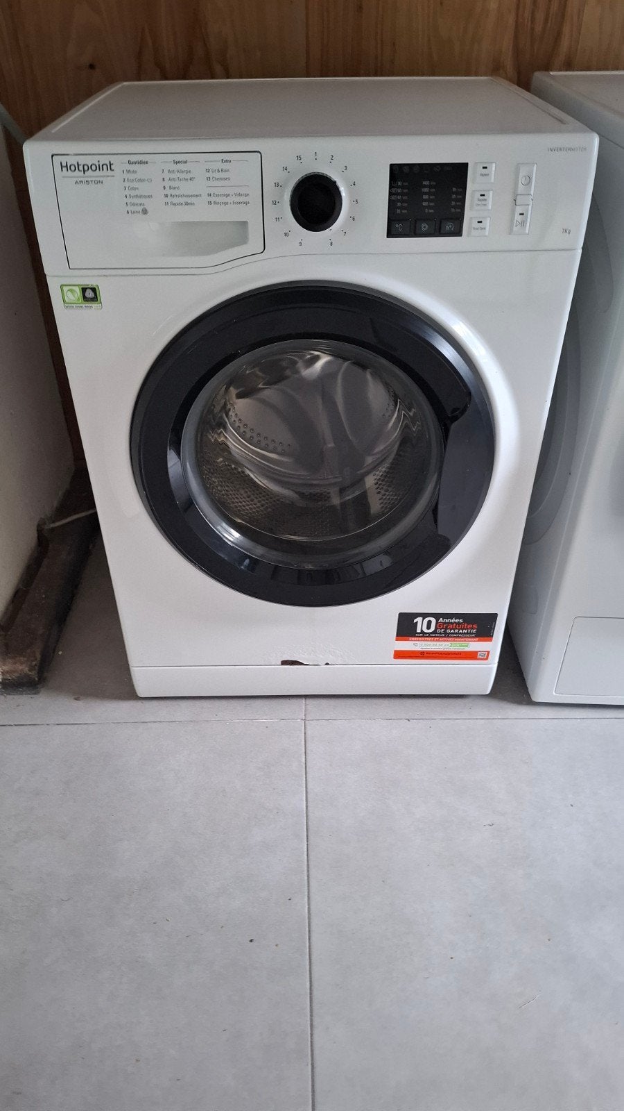 Hotpoint Ariston Wasmachine 7kg, 6 tot 8 kg, Ophalen, Gebruikt, Voorlader