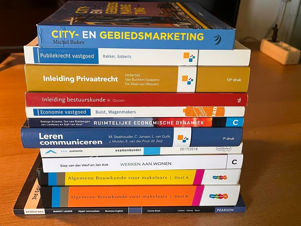 Studieboeken Vastgoedkunde, Boeken, Ophalen of Verzenden, Zo goed als nieuw, HBO