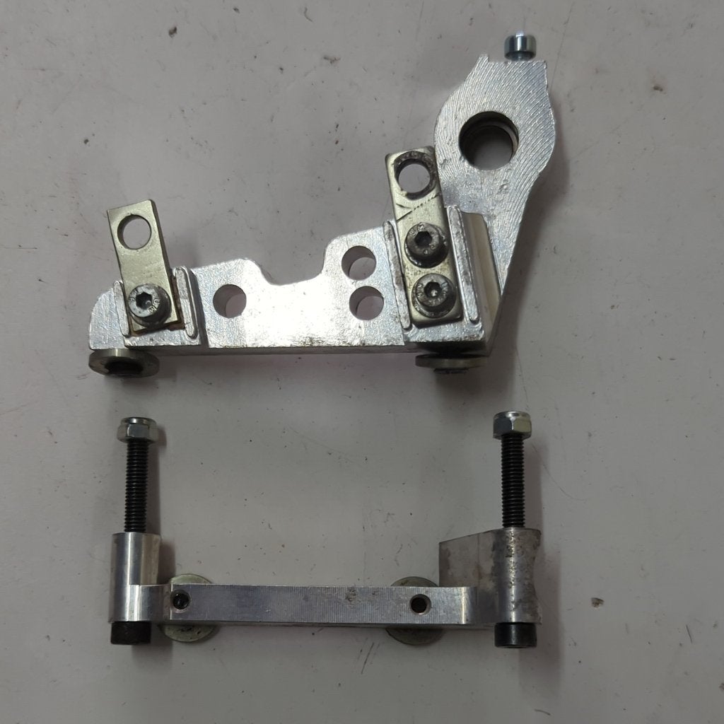 Carson 2wd aluminium motorsteunen van offroad model 1/5 1/6, Gebruikt, Onderdeel, Overige schalen, Overige typen