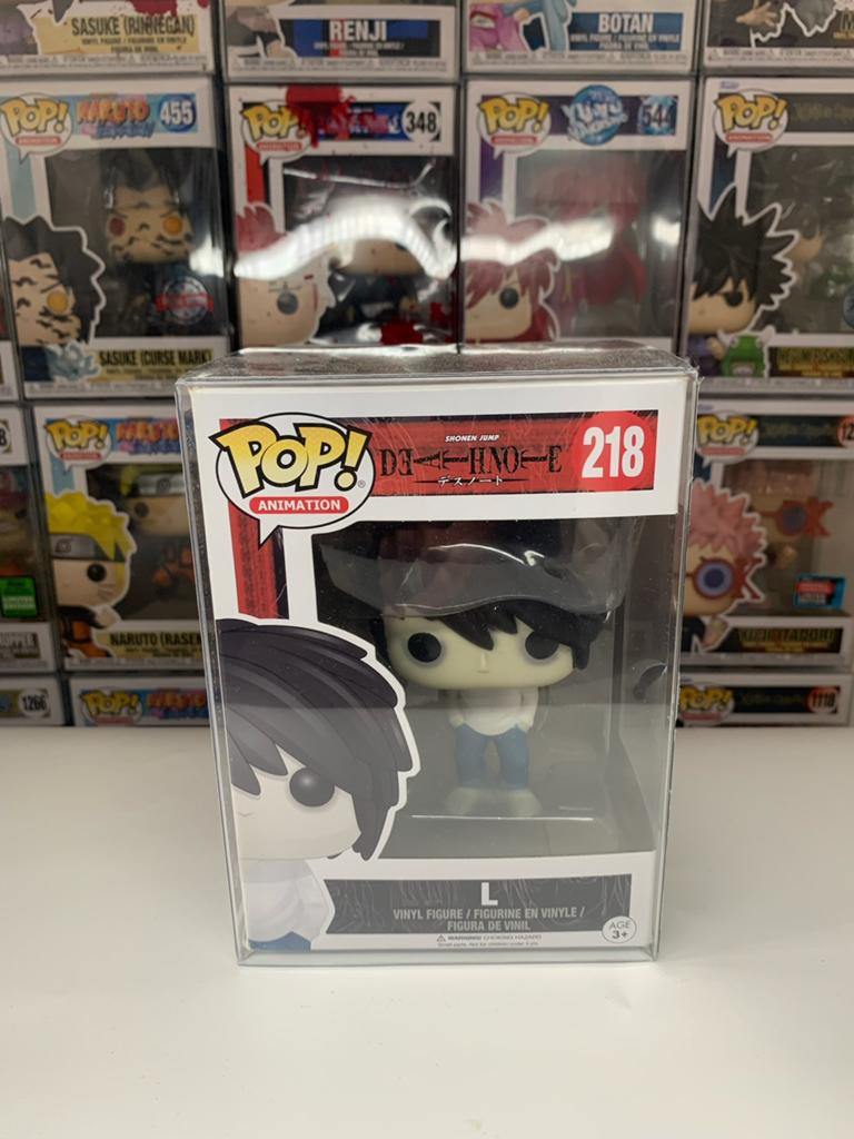 Funko Pop! Death Note L #218 - Anime Figuur, Ophalen of Verzenden, Zo goed als nieuw
