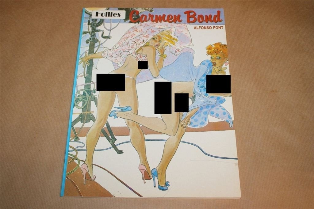 Carmen Bond — Erotisch Stripalbum Follies 1 Alfonso Font, Eén stripboek, Ophalen of Verzenden, Zo goed als nieuw
