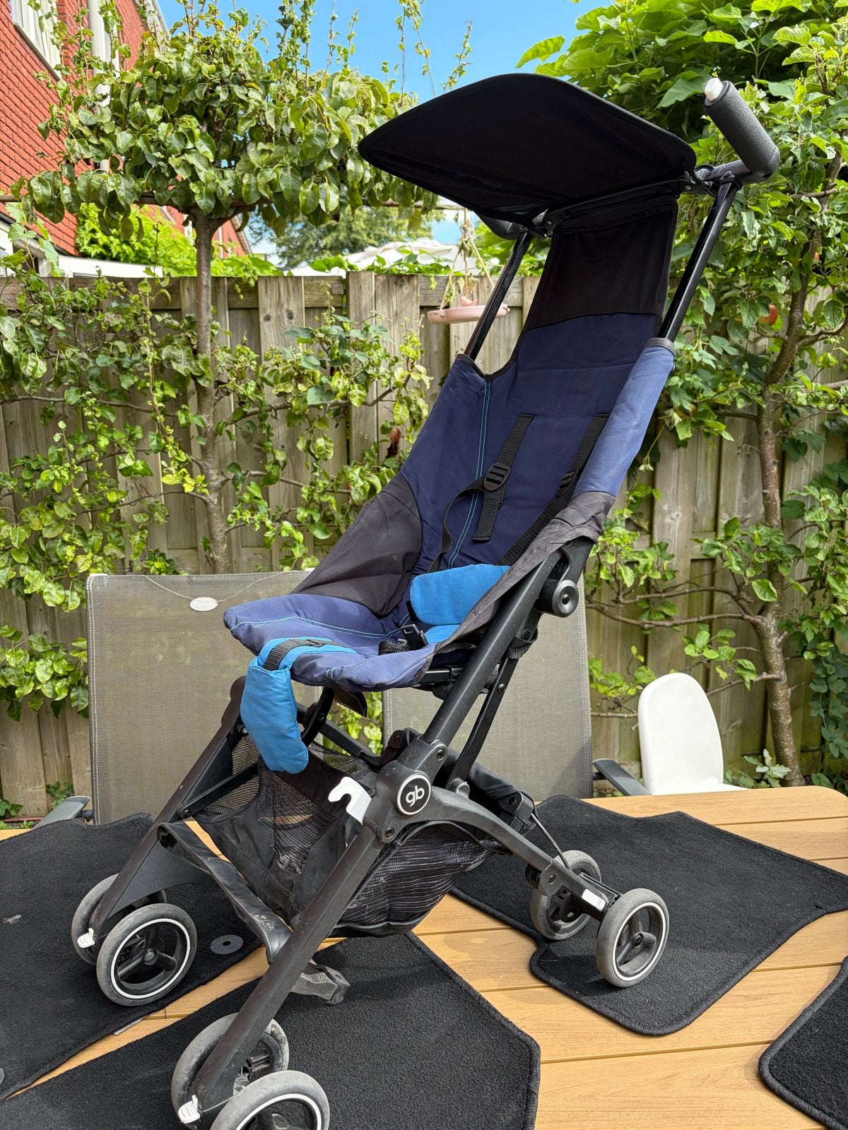 GB Pockit Buggy - Ideaal voor Vliegtuig (Handbagage), Ophalen, Gebruikt, Overige merken, Zonnekap