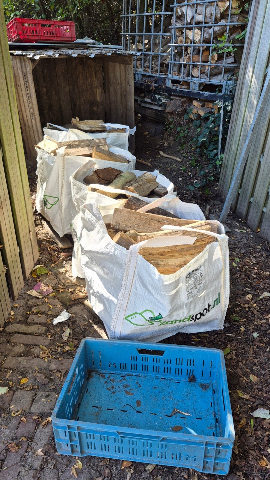 BIGBAGS DROOG HAARDHOUT, Minder dan 3 m³, Ophalen of Verzenden