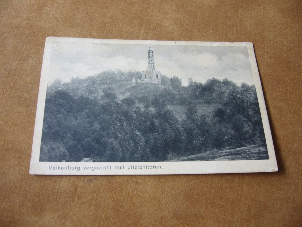 VALKENBURG L.  =  VERGEZICHT MET UITZICHTTOREN, Ophalen of Verzenden, 1920 tot 1940, Gelopen, Limburg