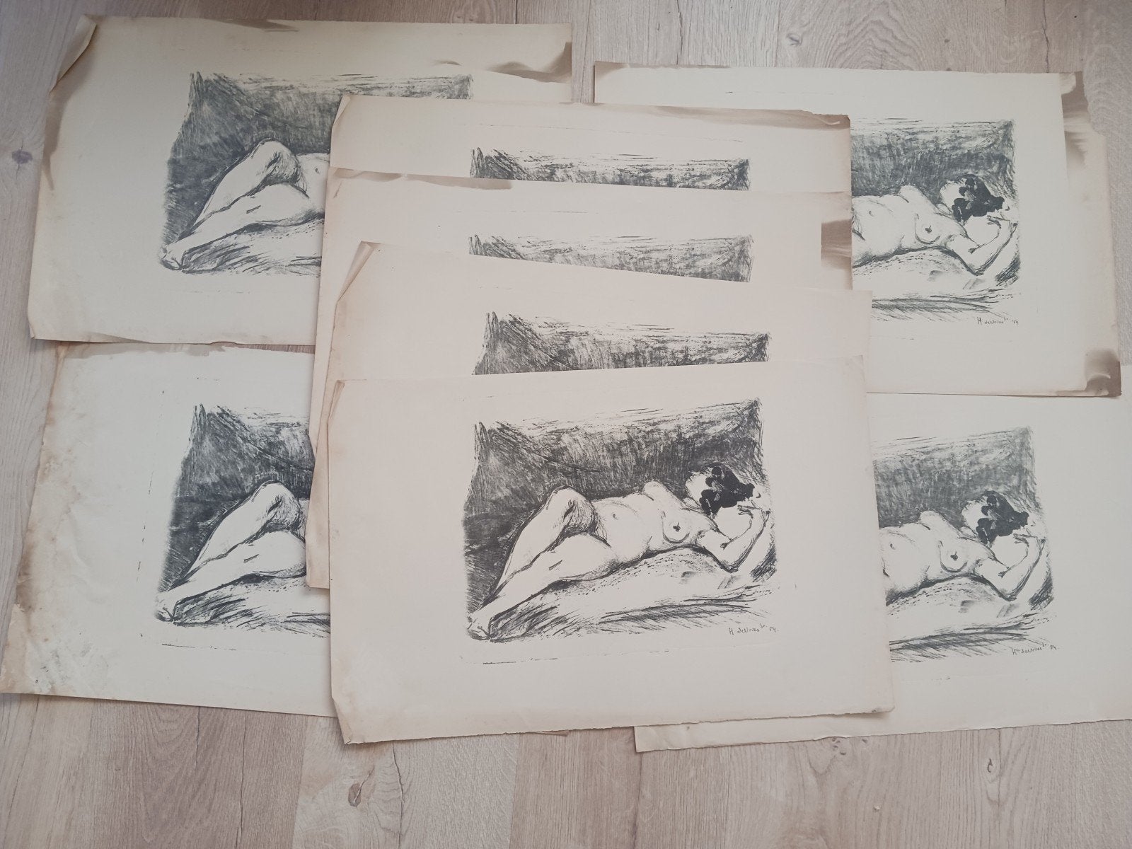 Steendrukken naaktmodel, Ophalen of Verzenden