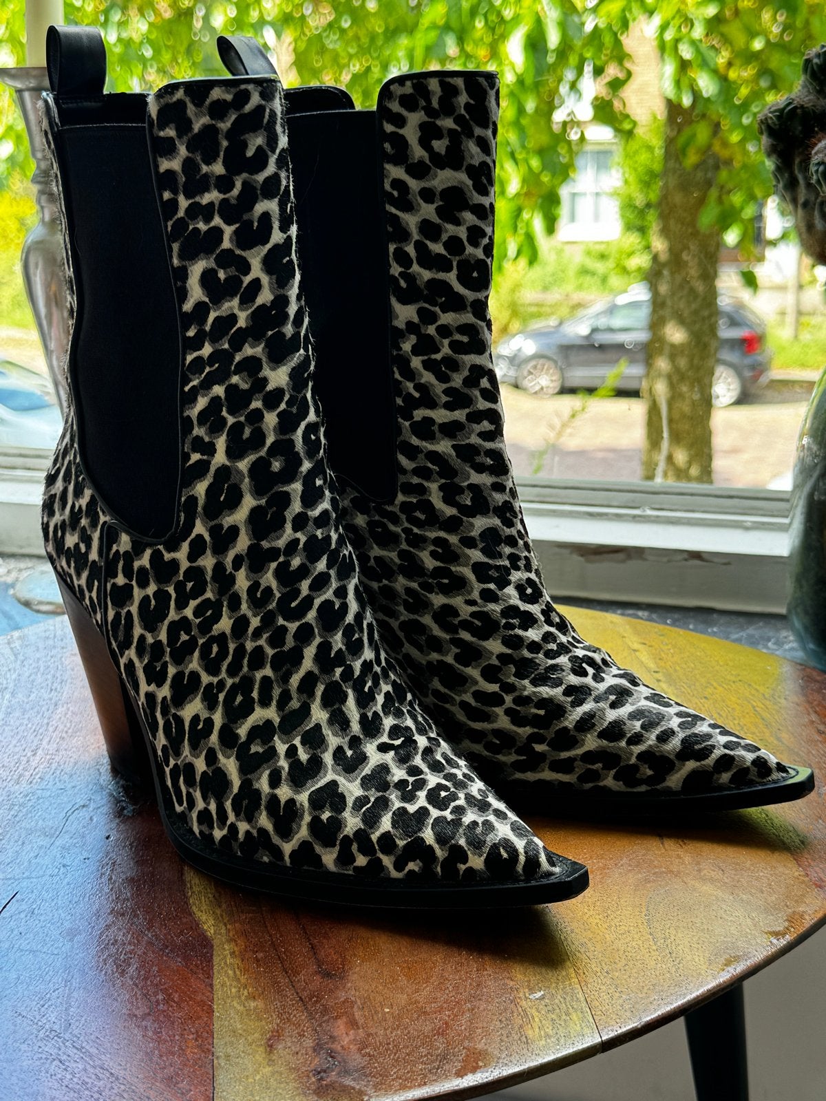Michael Kors Enkellaarzen met Luipaardprint, Kleding | Dames, Schoenen, Overige kleuren, Lage of Enkellaarzen, Ophalen of Verzenden