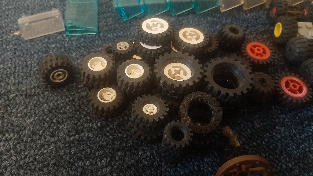 Vintage voertuig onderdeeltjes lego, Ophalen of Verzenden, Gebruikt