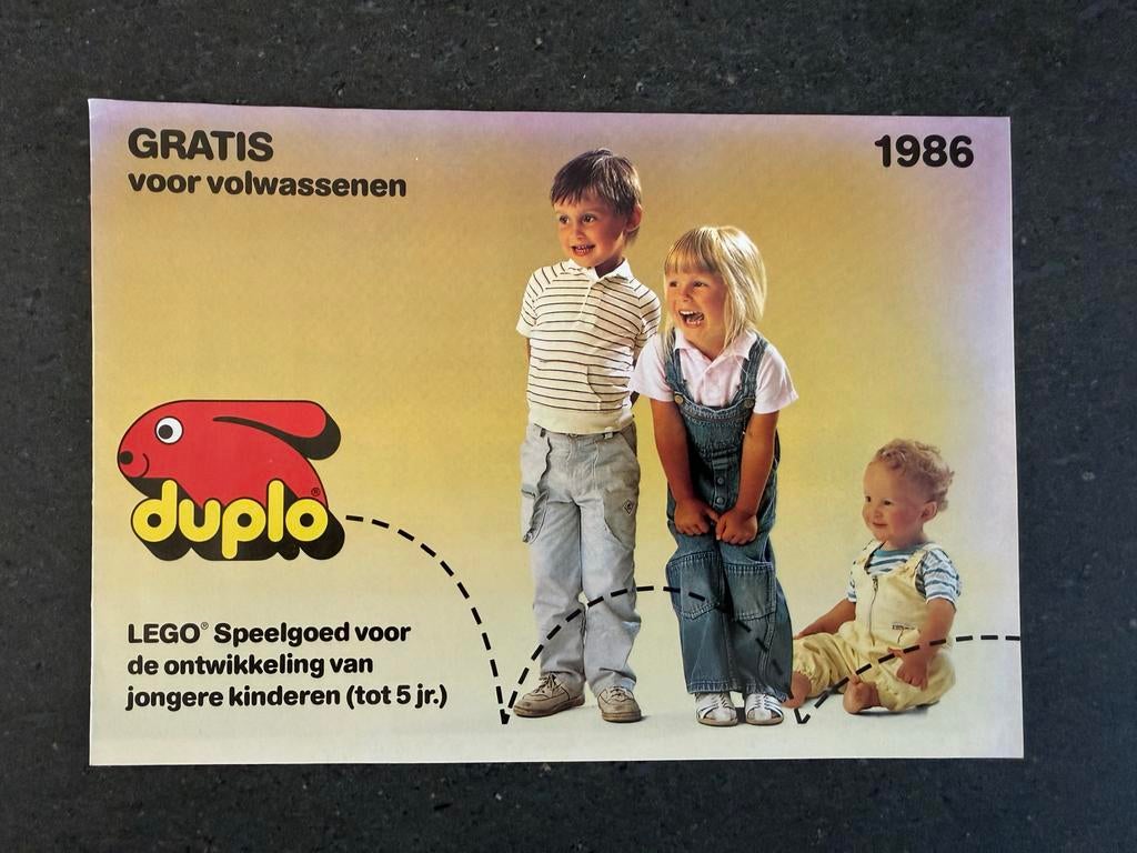 Duplo brochure 1986 - Zeer goede staat, Kinderen en Baby's, Speelgoed | Duplo en Lego, Overige thema's, Overige typen, Ophalen of Verzenden