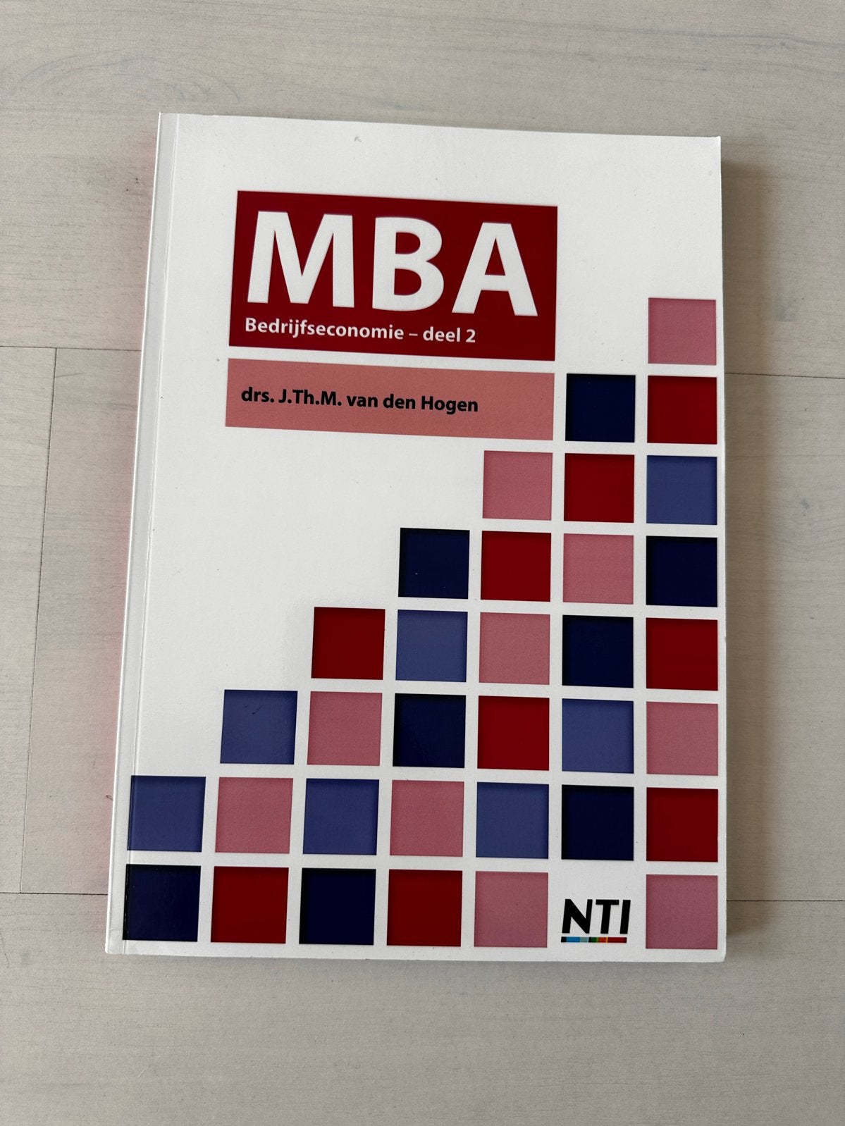 MBA Bedrijfseconomie - deel 2 NTI, Ophalen of Verzenden, Gamma, Zo goed als nieuw, HBO