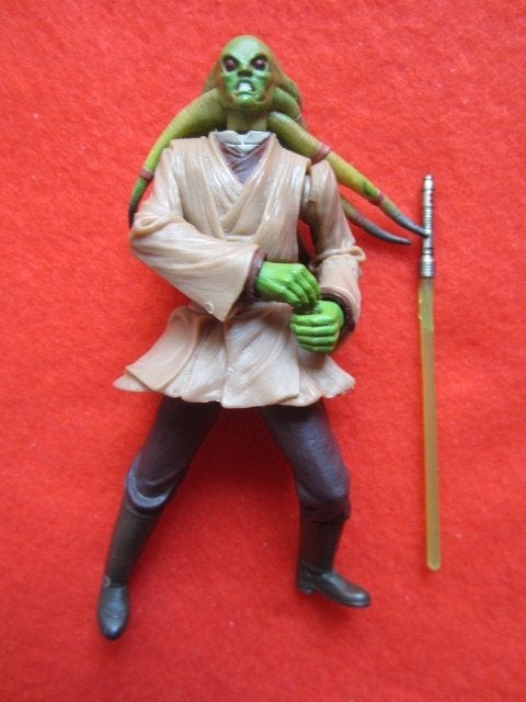 Star Wars figuur: Kitt Fisto, Ki Adi Mundi, Luminara Undukli, Ophalen of Verzenden, Zo goed als nieuw, Actiefiguurtje