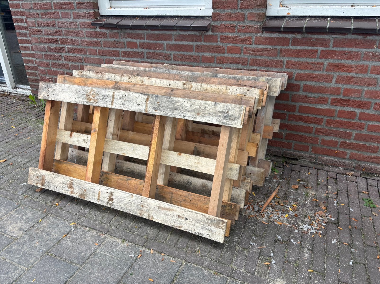 Gratis pallets 6 stuks, Ophalen, Zo goed als nieuw, Pallet, Minder dan 200 cm
