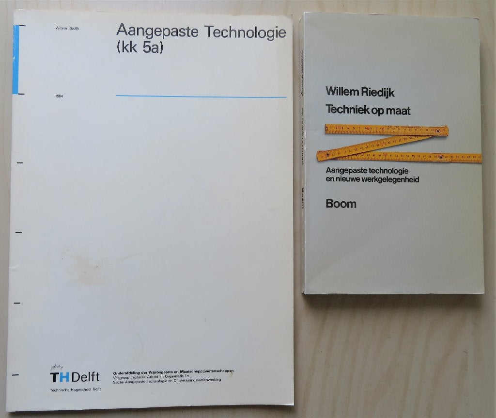 Willem Riedijk – Techniek op maat, Aangepaste Technologie, Boeken, Ophalen of Verzenden, Gelezen, Willem Riedijk