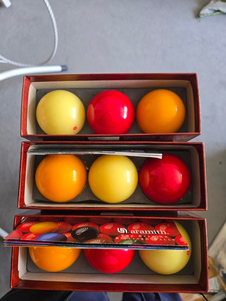 Aramith Biljartballen Set - Super Aramith Tournament, Ophalen of Verzenden