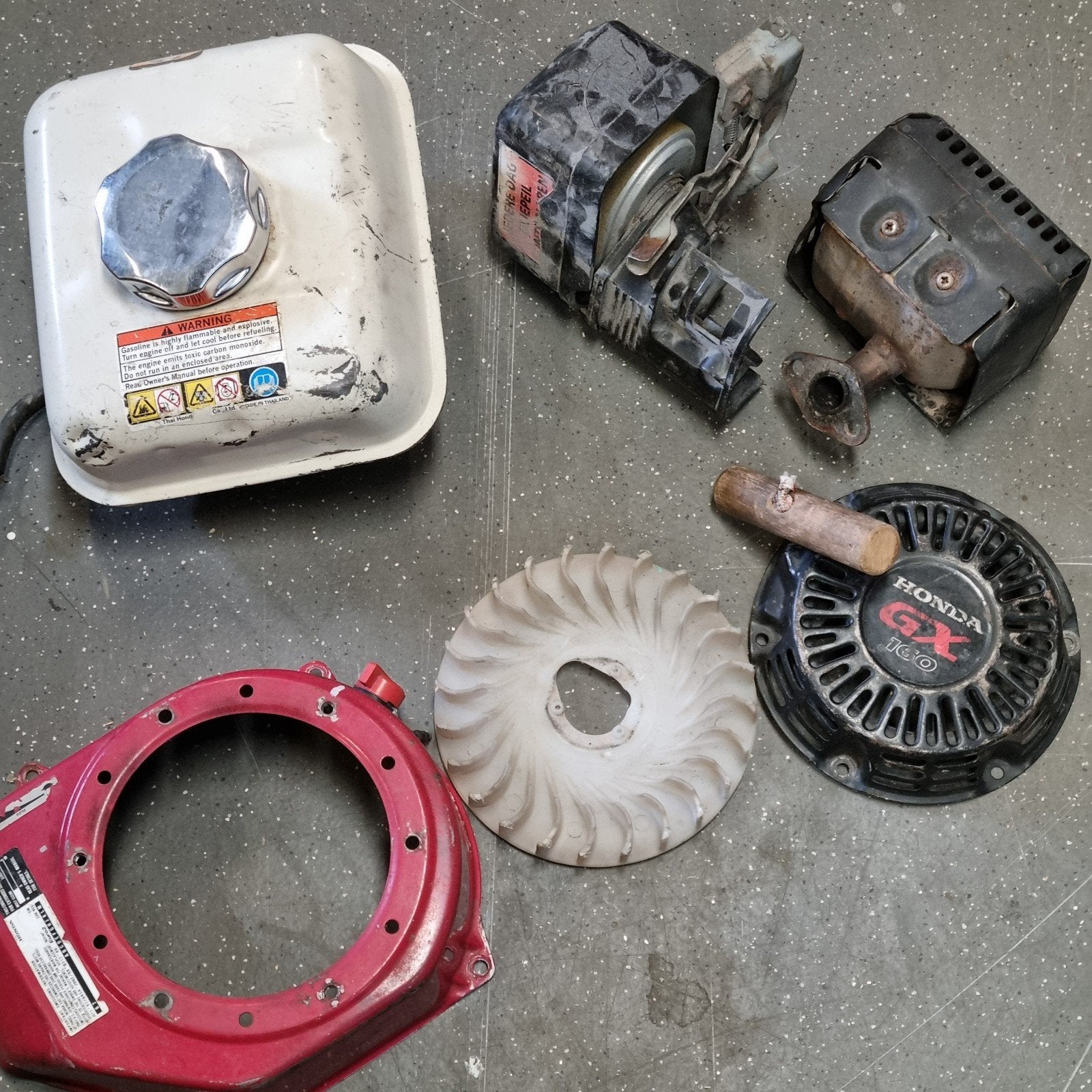 Onderdelen Honda benzinemotor, Ophalen of Verzenden