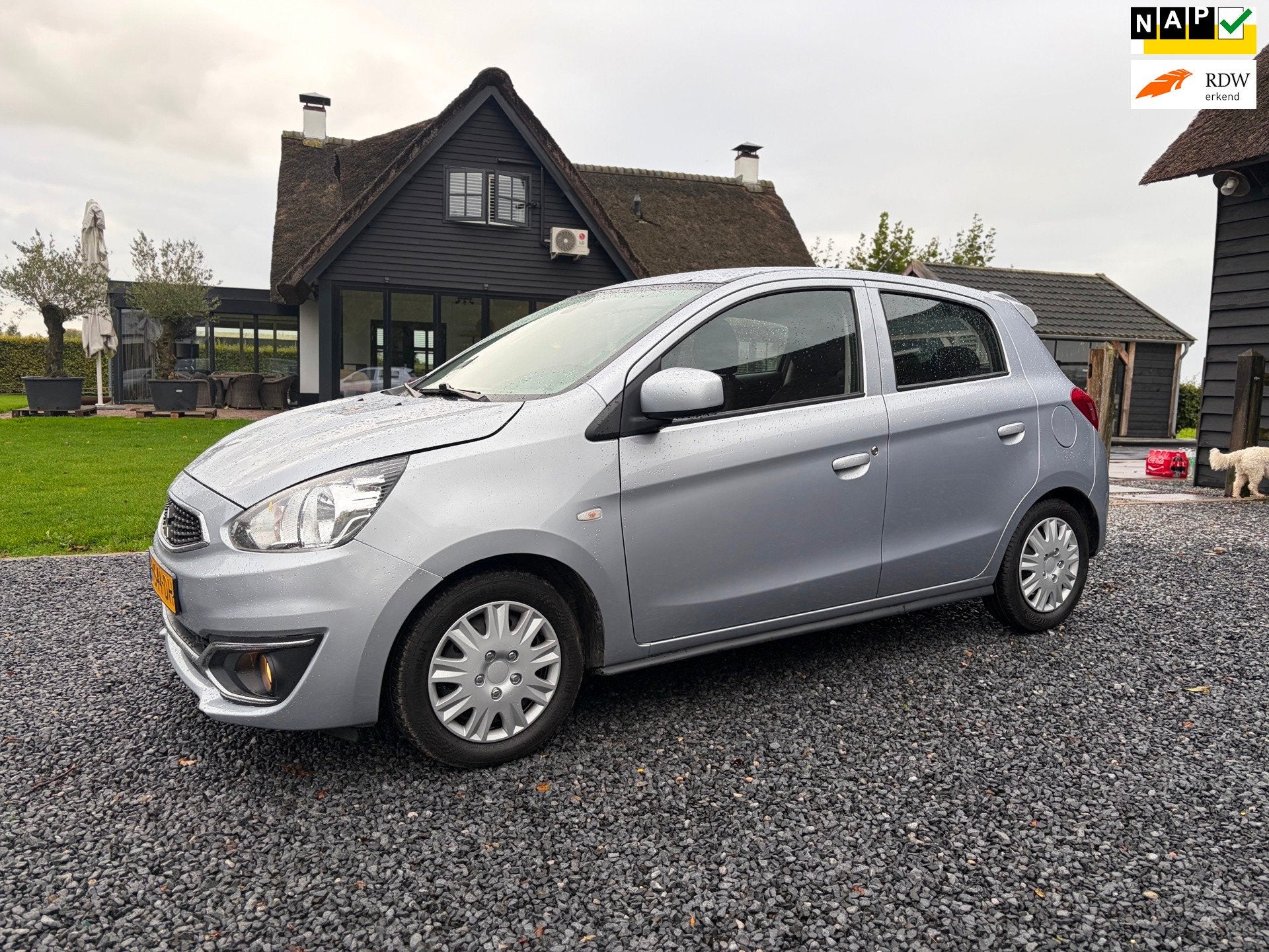 Mitsubishi Space Star 1.0 Cool+, Auto's, Dealer onderhouden, Stof, Gebruikt, Emergency brake assist