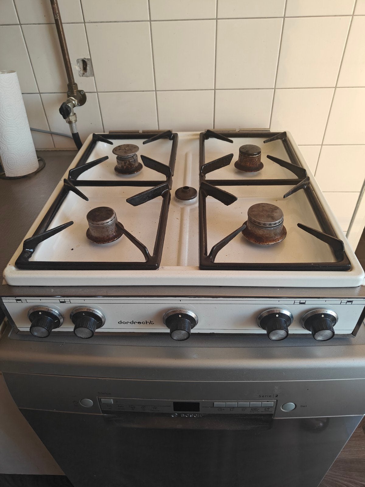 Gasstel keuken, Ophalen, Gebruikt, 4 kookzones, Gas